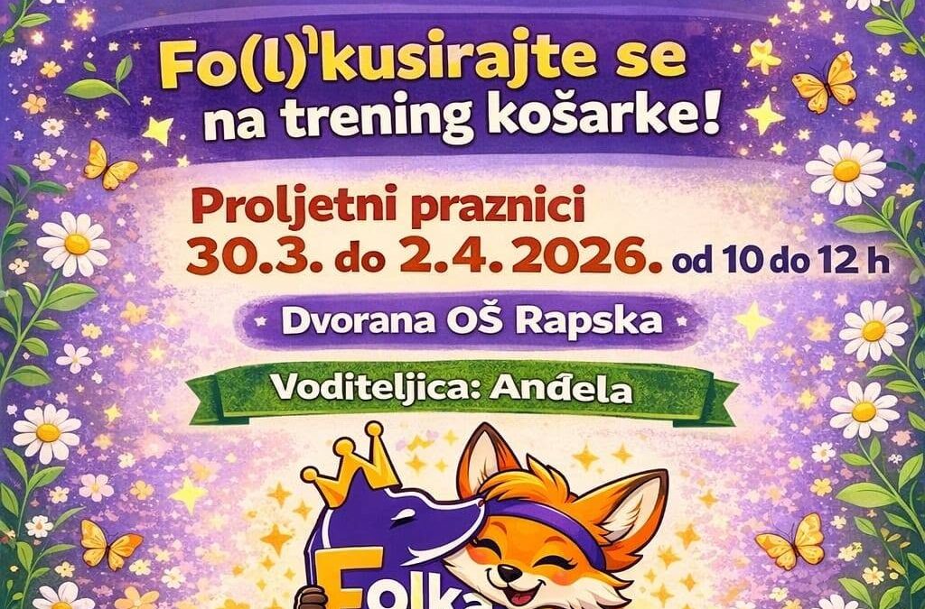Proljetni praznici uz besplatan mini sportski kamp